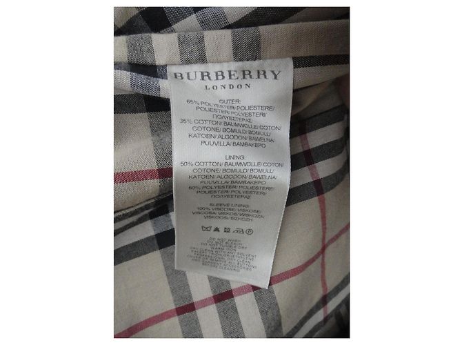 Gabardina Burberry London Marrón Oscuro - vista 6