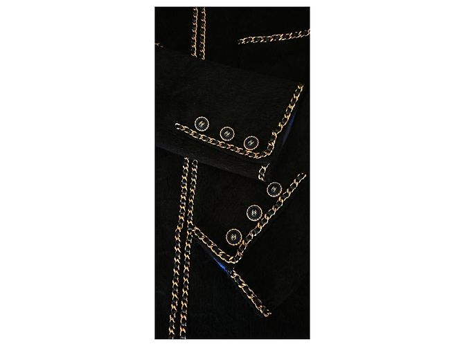 Iconico abrigo chanel Negro - vista 6