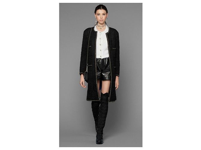 Iconico abrigo chanel Negro - vista 9