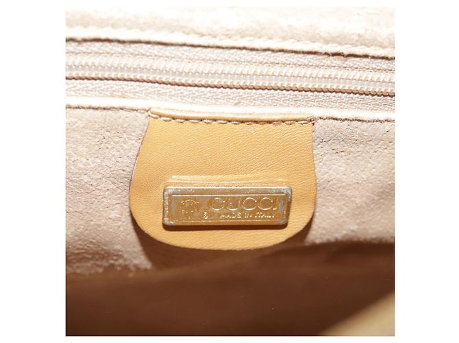GUCCI Micro GG Supreme Web Sherry Line Borsa a Spalla PVC Beige Rosso Auth th5563 - vista 19