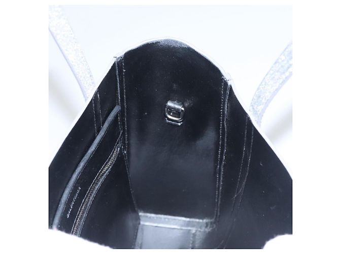 Borsa a mano in pelle BALENCIAGA Everyday XXS 2way Argento Auth bs21056 - vista 19