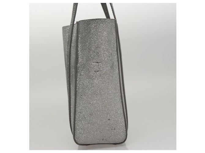 Borsa a mano in pelle BALENCIAGA Everyday XXS 2way Argento Auth bs21056 - vista 3