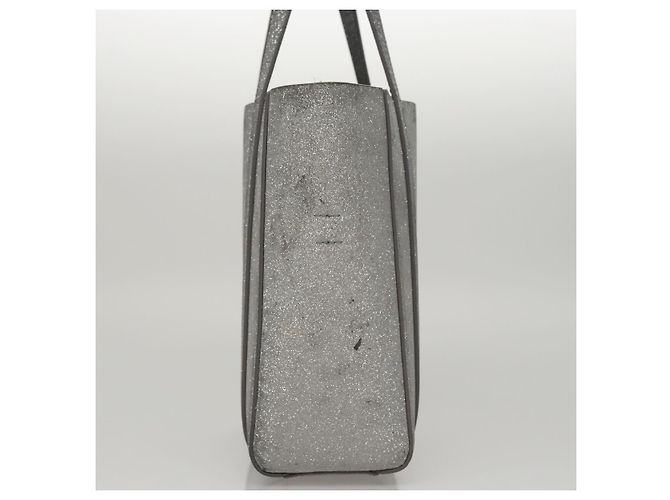 Borsa a mano in pelle BALENCIAGA Everyday XXS 2way Argento Auth bs21056 - vista 4