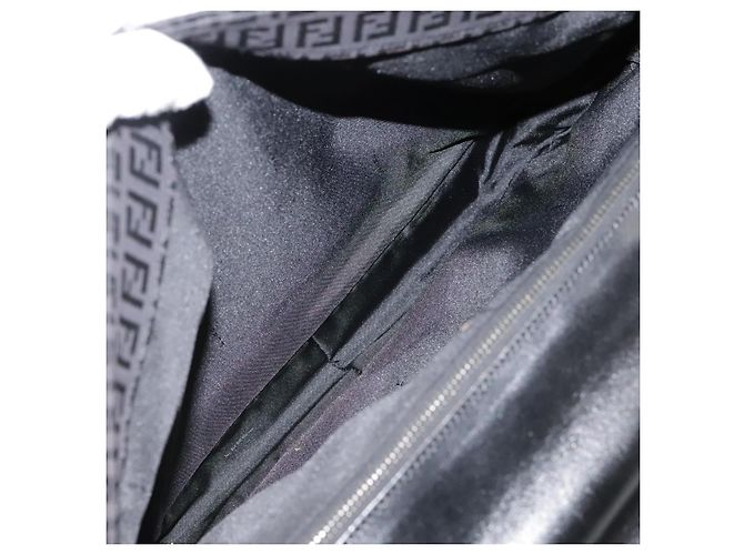 FENDI Zucchino Canvas Aktentasche Schwarz Auth bs20925 - Ansicht 11
