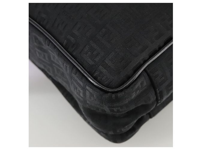 FENDI Zucchino Canvas Aktentasche Schwarz Auth bs20925 - Ansicht 16