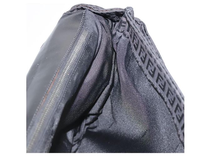 FENDI Zucchino Canvas Aktentasche Schwarz Auth bs20925 - Ansicht 21