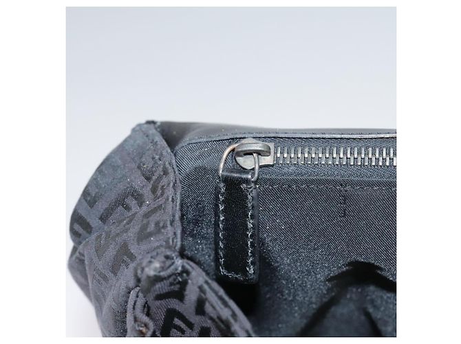 FENDI Zucchino Canvas Aktentasche Schwarz Auth bs20925 - Ansicht 22