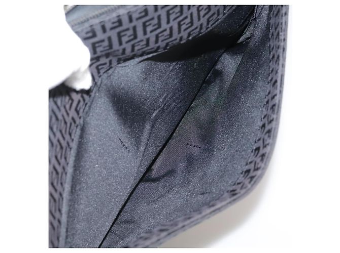 FENDI Zucchino Canvas Aktentasche Schwarz Auth bs20925 - Ansicht 24