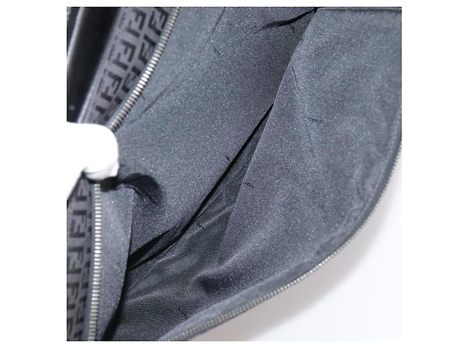 FENDI Zucchino Canvas Aktentasche Schwarz Auth bs20925 - Ansicht 26