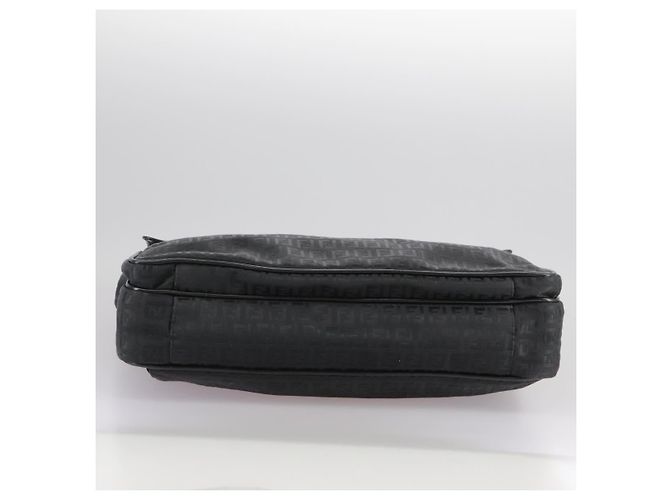 FENDI Zucchino Canvas Aktentasche Schwarz Auth bs20925 - Ansicht 5