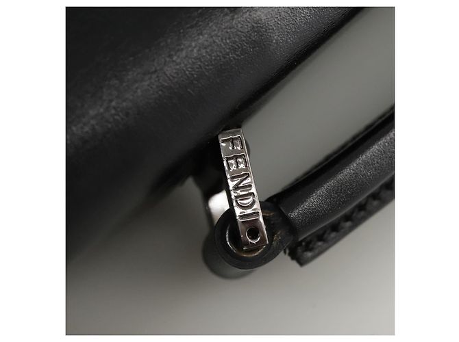 FENDI Zucchino Canvas Aktentasche Schwarz Auth bs20925 - Ansicht 9