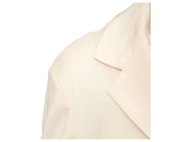 Camicia di seta Yohji Yamamoto Bianco - vista 10