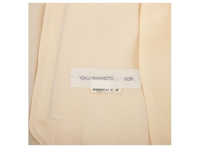 Camicia di seta Yohji Yamamoto Bianco - vista 14
