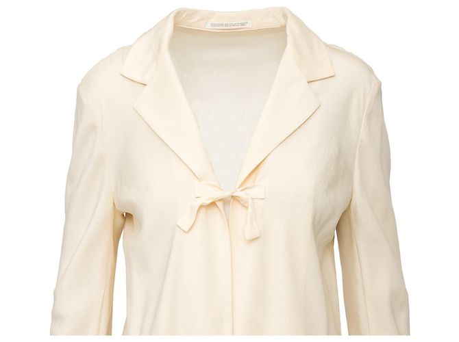 Camicia di seta Yohji Yamamoto Bianco - vista 4