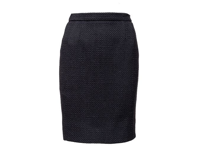 Valentino Conjunto de lana de boutique con botones de tortuga Negro - vista 6