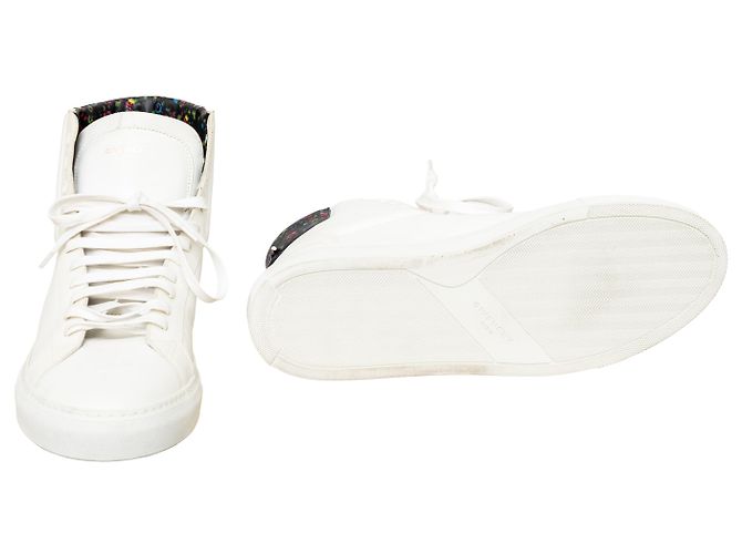 Sneakers alte in pelle Givenchy Bianco - vista 11