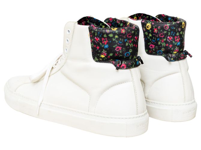 Sneakers alte in pelle Givenchy Bianco - vista 2