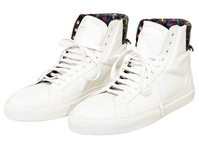 Sneakers alte in pelle Givenchy Bianco - vista 4