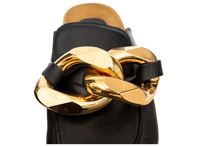 Mule in pelle JW Anderson Nero - vista 6