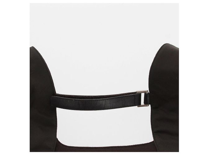 Zaino in nylon marrone e visone Prada - vista 5