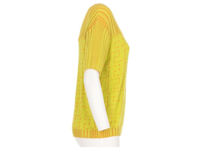 Top de punto amarillo de Versace - años 2000 - vista 3