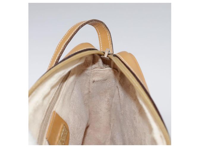 Gucci Borsa a spalla Micro GG Supreme in PVC beige e oro 007 904 0095 Auth bs21045 D'oro - vista 21