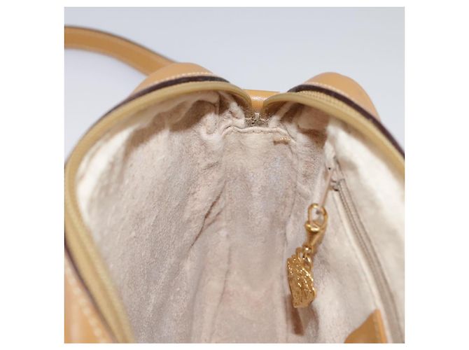 Gucci Borsa a spalla Micro GG Supreme in PVC beige e oro 007 904 0095 Auth bs21045 D'oro - vista 22