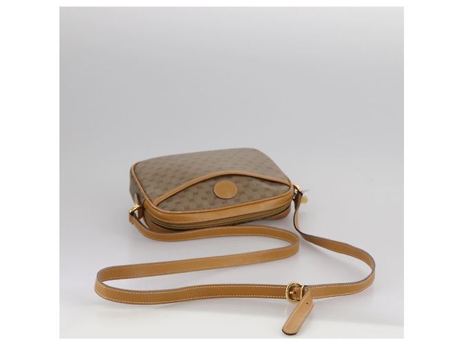 Gucci Borsa a spalla Micro GG Supreme in PVC beige e oro 007 904 0095 Auth bs21045 D'oro - vista 7