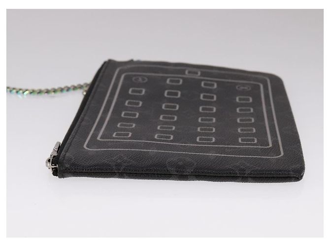 CUSTODIA PER IPHONE LOUIS VUITTON Monogram Eclipse Fragment M64449 LV Auth 107928 Monogramma - vista 3