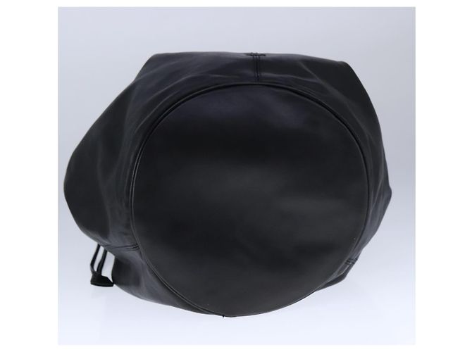 Borsa a spalla in pelle nera Auth am7339 di BURBERRY Nero - vista 5
