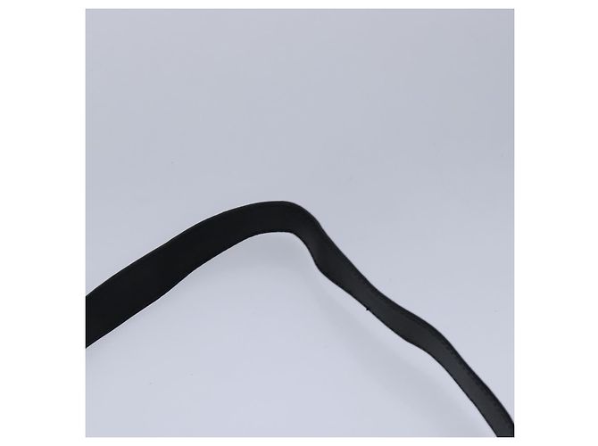 Borsa a spalla in pelle nera Auth am7339 di BURBERRY Nero - vista 8