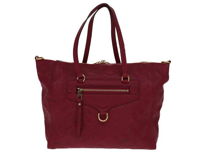 LOUIS VUITTON Borsa Monogram Empreinte Lumineuse PM 2way Jaipur M94271 Auth 108769 Rosa - vista 13
