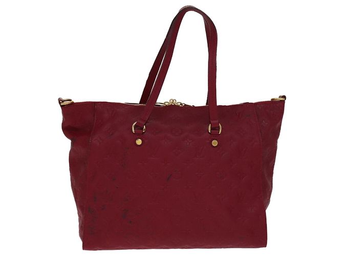 LOUIS VUITTON Borsa Monogram Empreinte Lumineuse PM 2way Jaipur M94271 Auth 108769 Rosa - vista 2
