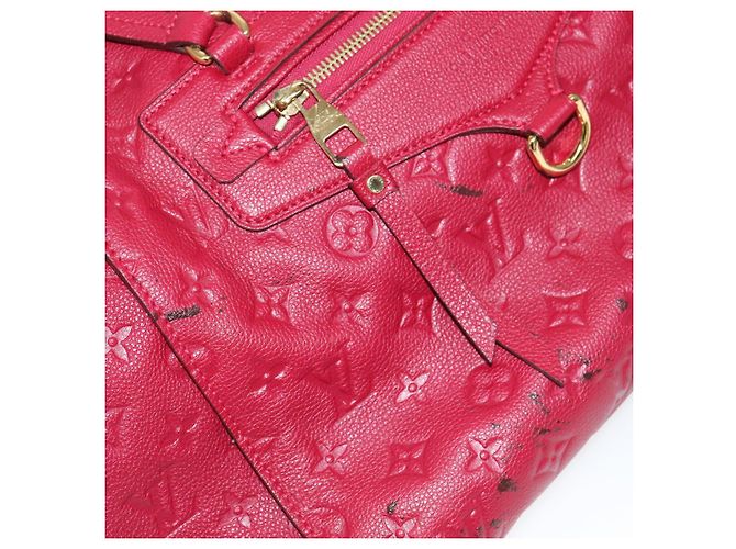 LOUIS VUITTON Borsa Monogram Empreinte Lumineuse PM 2way Jaipur M94271 Auth 108769 Rosa - vista 9