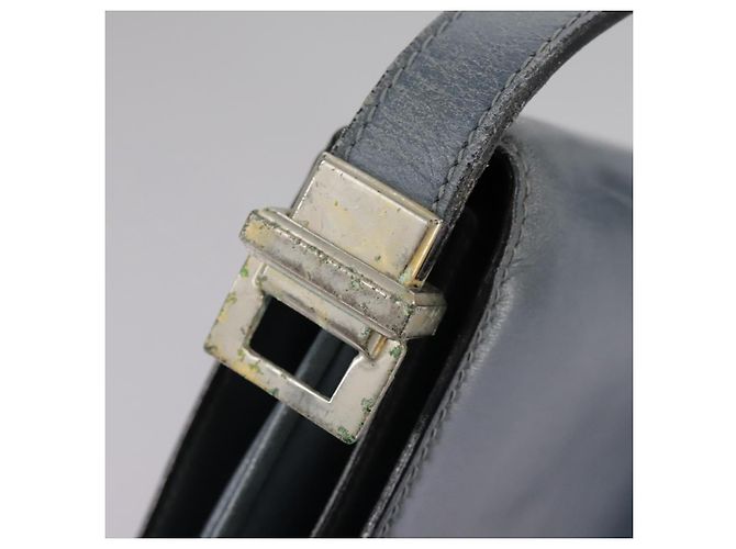 Céline Borsa a spalla CELINE in pelle blu Auth 105737 - vista 10