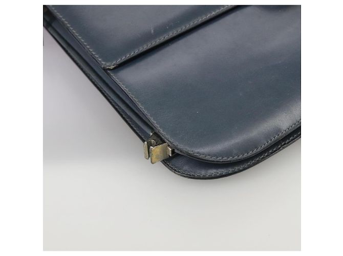 Céline Borsa a spalla CELINE in pelle blu Auth 105737 - vista 15