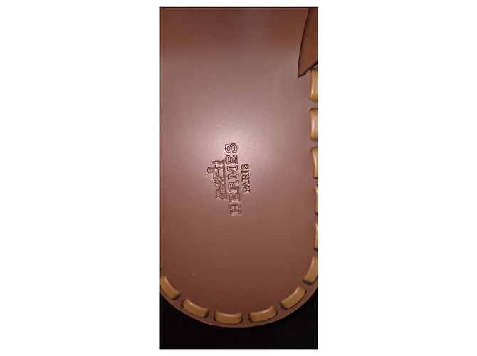 Sandali Hermès Izmir Cammello - vista 4