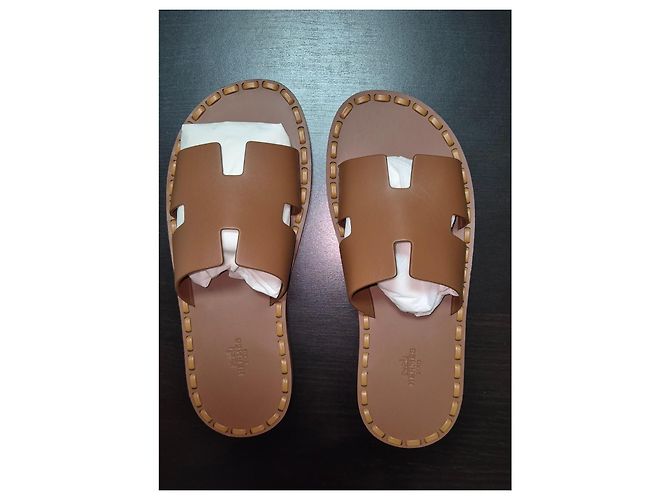 Sandali Hermès Izmir Cammello - vista 6