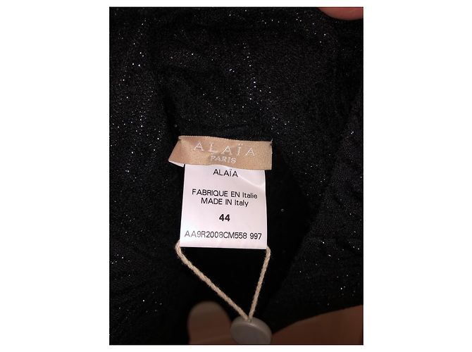 Vestido Alaïa de algodón negro - vista 4