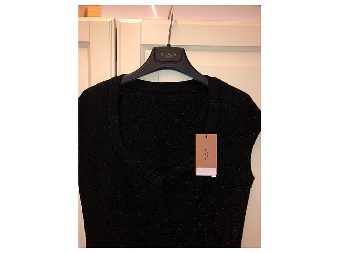 Vestido Alaïa de algodón negro - vista 8