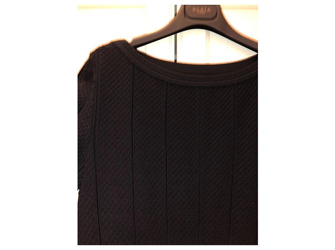 Vestido Alaïa de algodón negro - vista 2