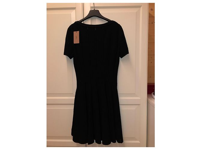 Vestido Alaïa de algodón negro - vista 6