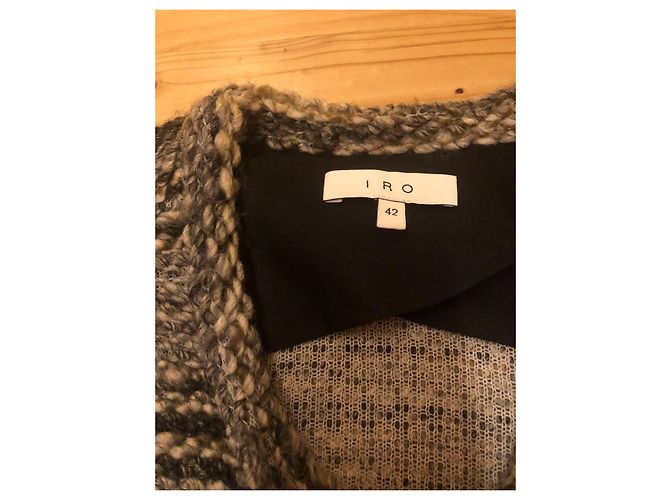 Chaqueta Iro Gris Oscuro de Algodón Gris antracita - vista 3
