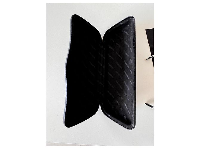 Lunettes de soleil Balenciaga Dynasty rectangulaires noir blanc doré - vue 4