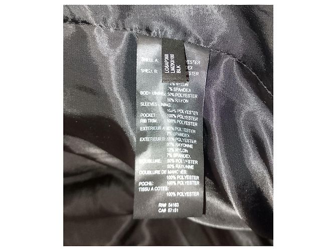 Karl Lagerfeld Giacca bomber zip nera e bianca Nero Bianco - vista 7