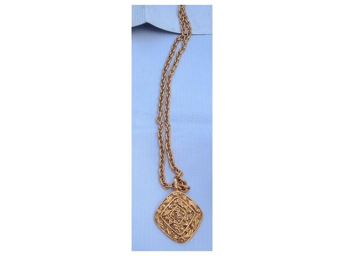 Collana Chanel placcata oro D'oro - vista 2