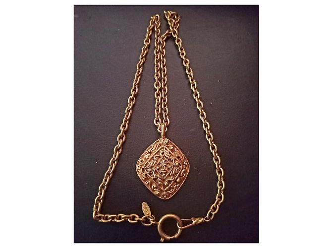 Collana Chanel placcata oro D'oro - vista 9