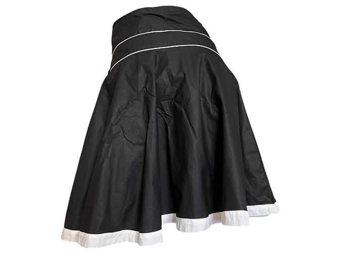 Gonna in cotone nera Marc Jacobs con nastro Nero - vista 2