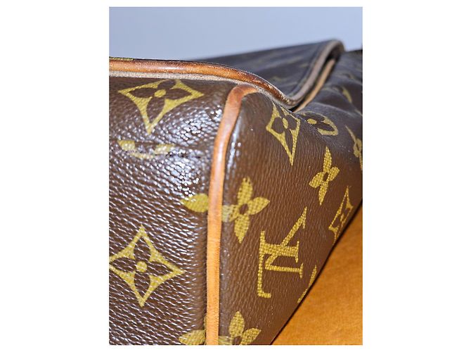 Borsa Messenger Louis Vuitton in Pelle Marrone Scuro - vista 10
