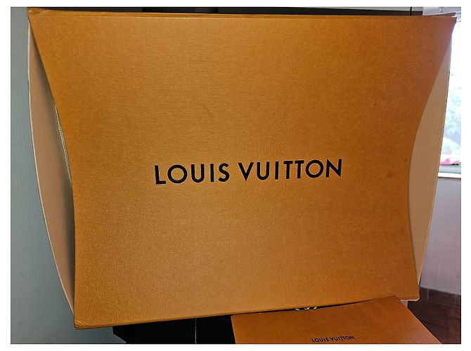 Borsa Messenger Louis Vuitton in Pelle Marrone Scuro - vista 18